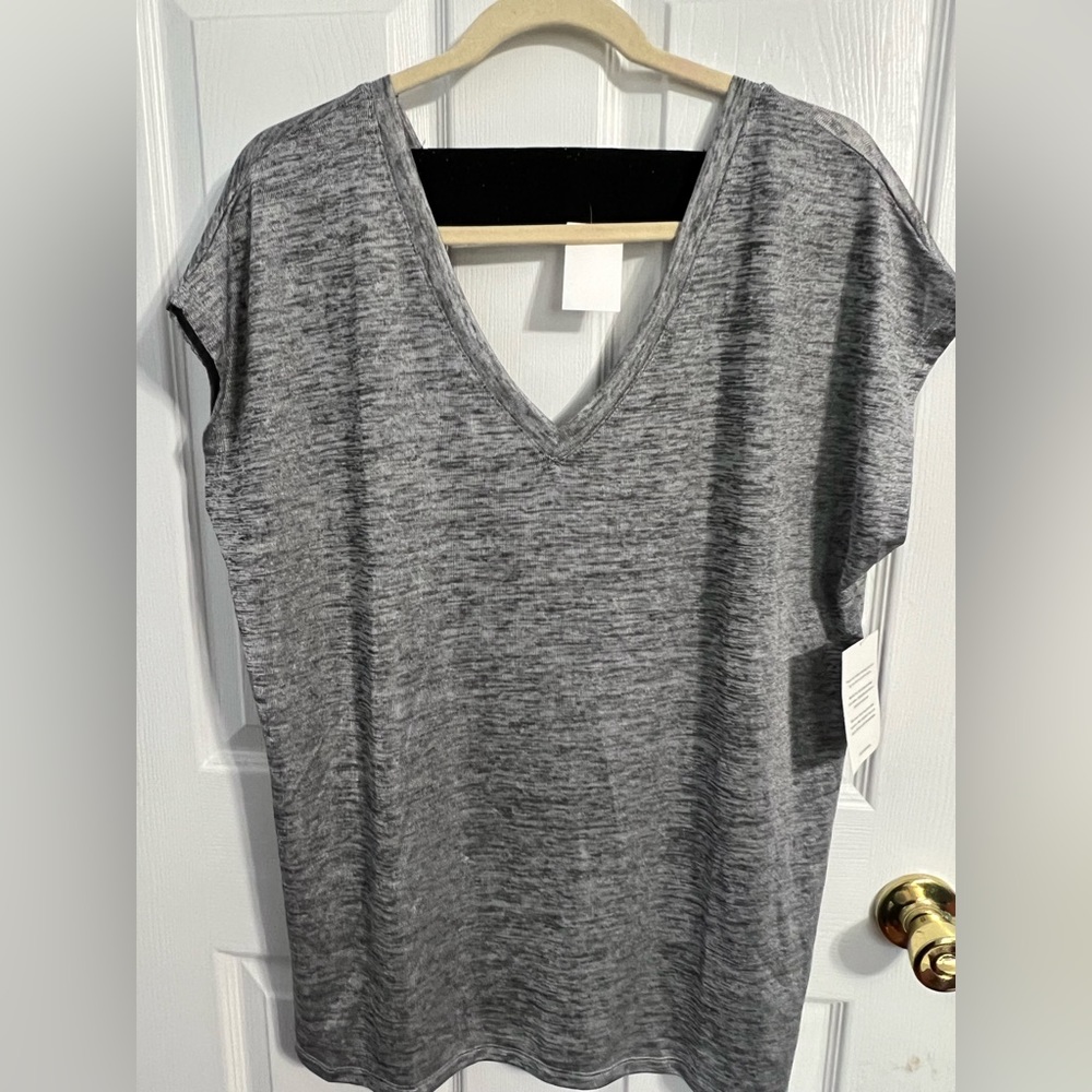 Chloe and Isabel Grey/Silver Top